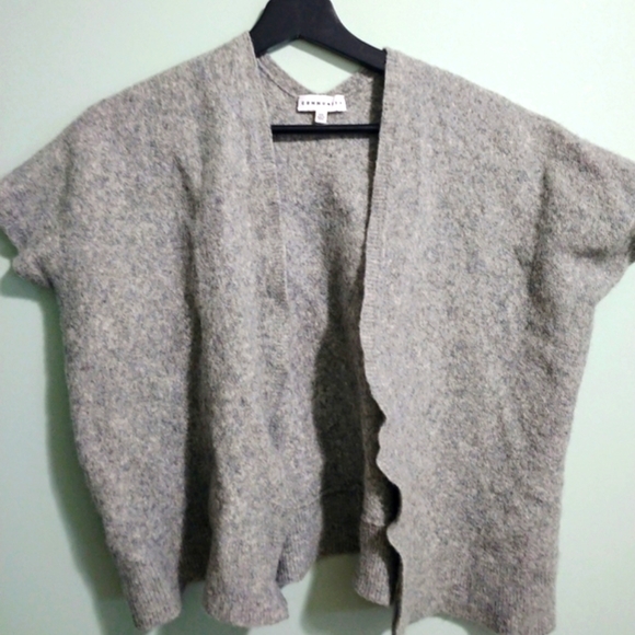 Aritzia Iconic Cape Gray Yak Wool XXS - Picture 7 of 13